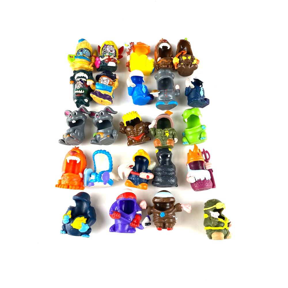 Vintage Mighty Beanz Lot of 24 Moose Moose Figures Mixed Characters 2000s